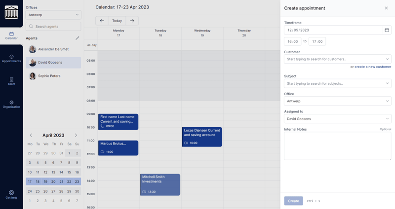 Pexip Engage v2 Personal Calendar UI