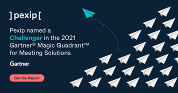 Pexip is a challenger in the Gartner Magic Quadrant for meeting solutions
