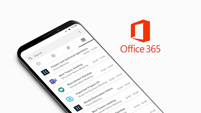 View meetings directly from your Office 365 account on Android
