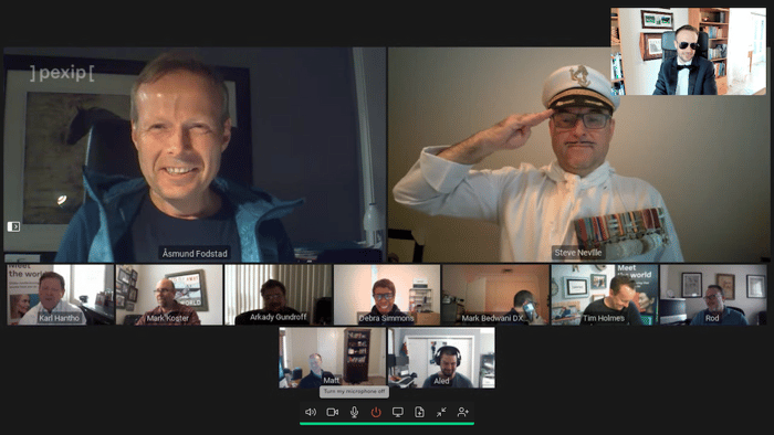 Large format meetings in Pexip