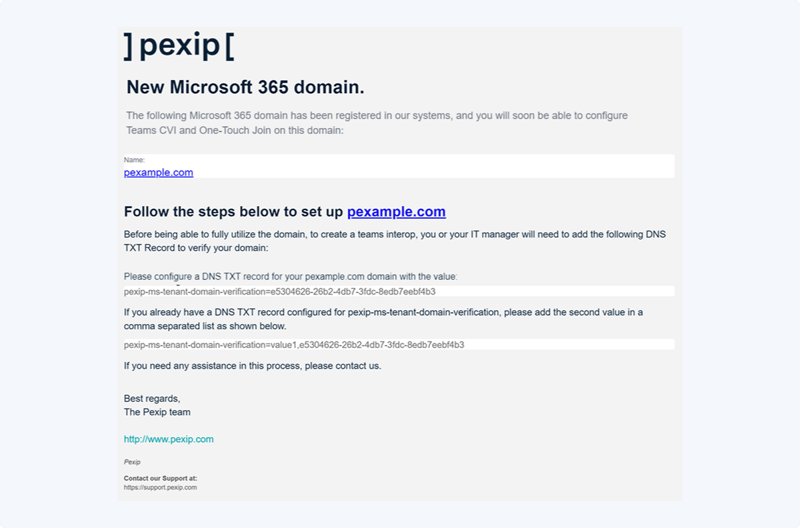 specify-and-verify-M365-domain-pexip-connect-for-teams-rooms