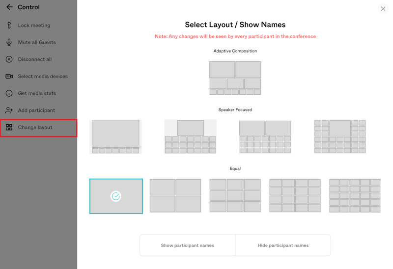 change-layout