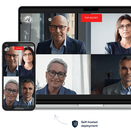Pexip-Secure-Meeting-on-laptop-and-mobile-device