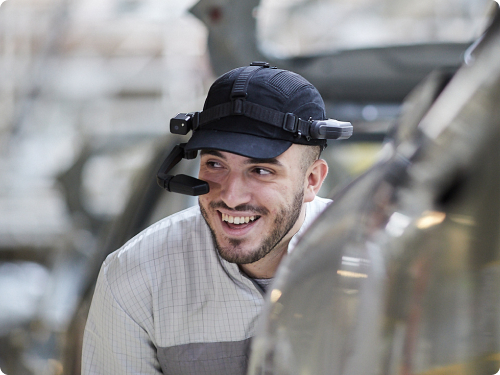 Connected Worker Automobil Produktion