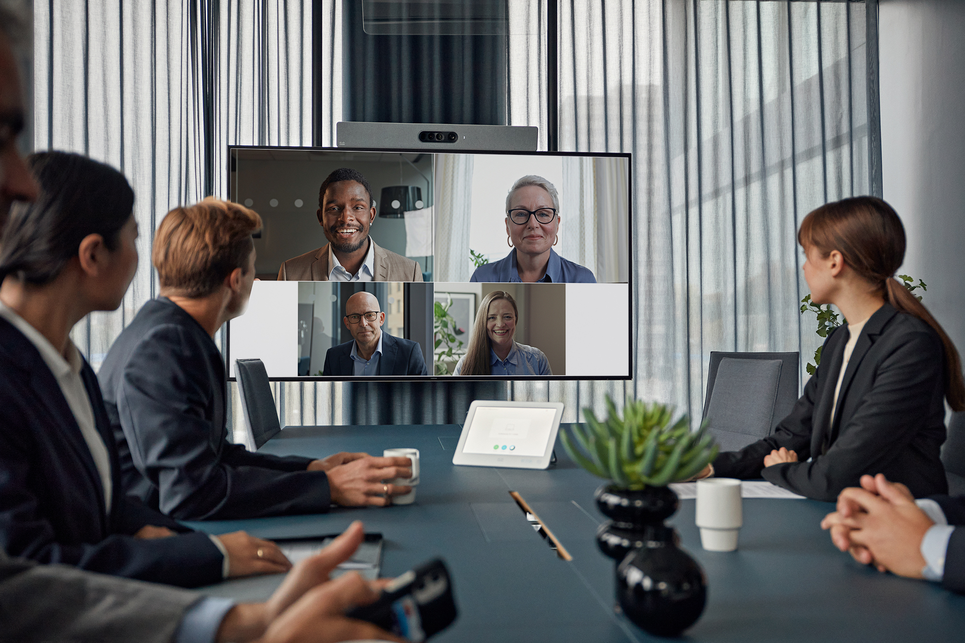 Videokommunikation in großen Unternehmen