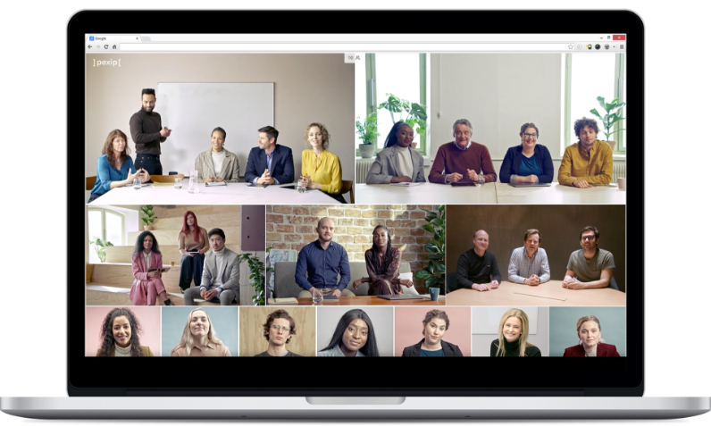 Participants using a video conferencing interoperability platform