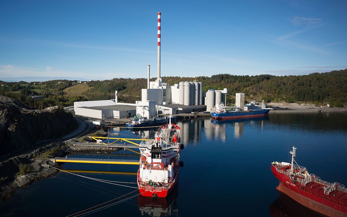 Nutreco Skretting’s animal nutrition and aquaculture factory near Kristiansund